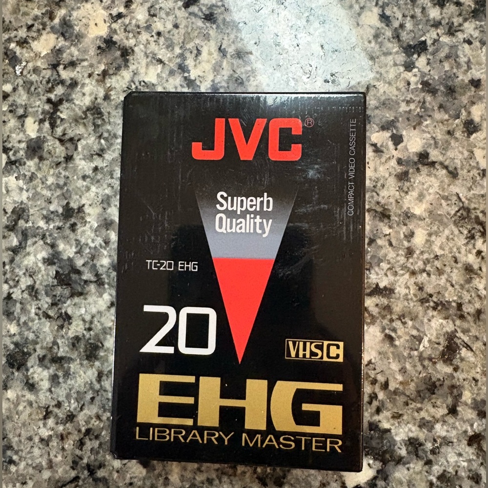 JVC EHG Library Master VHS-C Cassette Tc 20